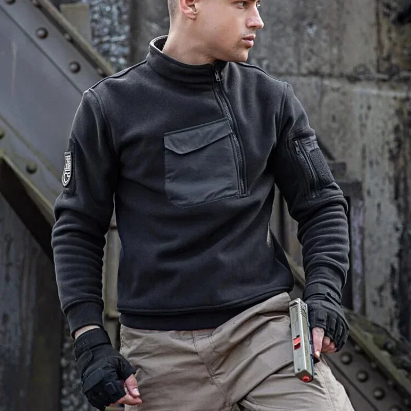 Herre Tactical Jakke Med Fleksibel Design