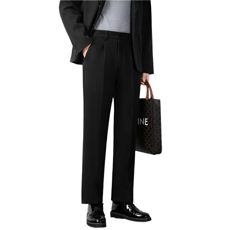 Herre Tailored Bukser Uldblanding Slim Fit