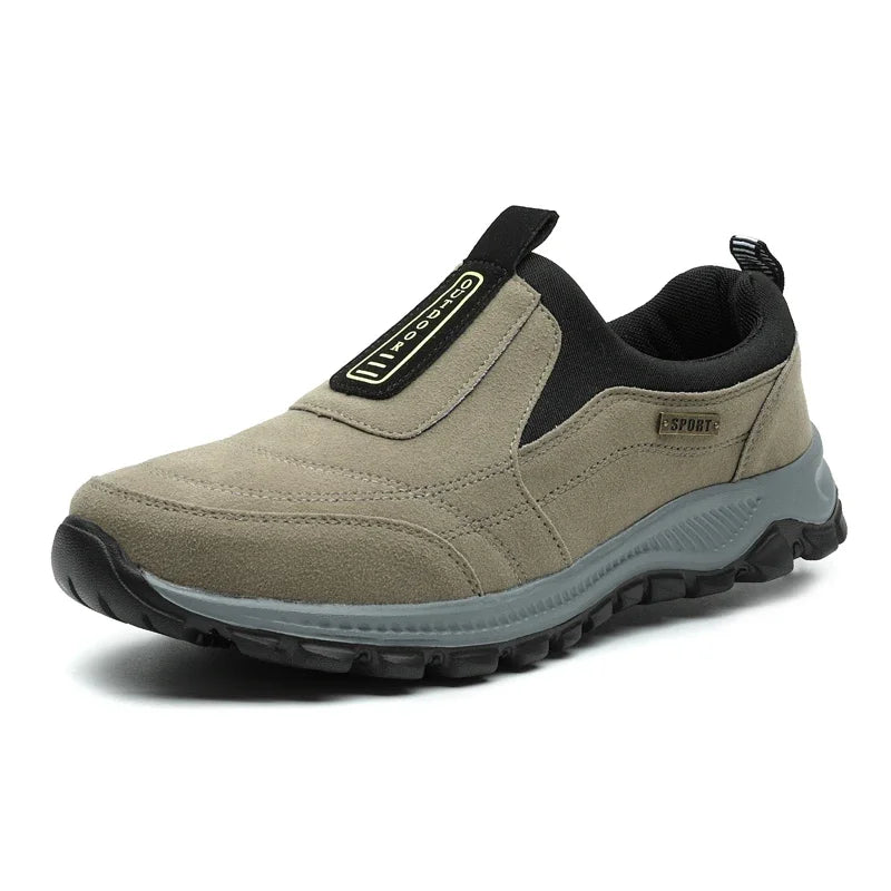 Herre Vandresko Slip-On Suede Læder Åndbar Casual