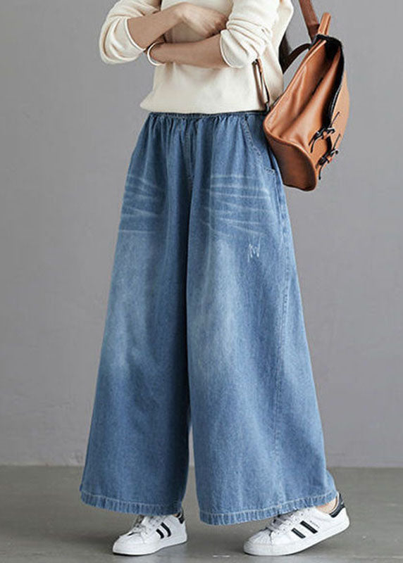 Kvinders Baggy Jeans Streetwear Med Høj Talje Og Lommer