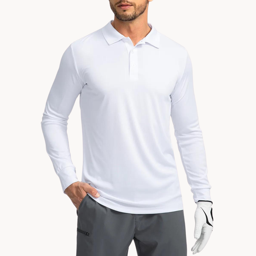 Herren Polo Shirt Med Knapper