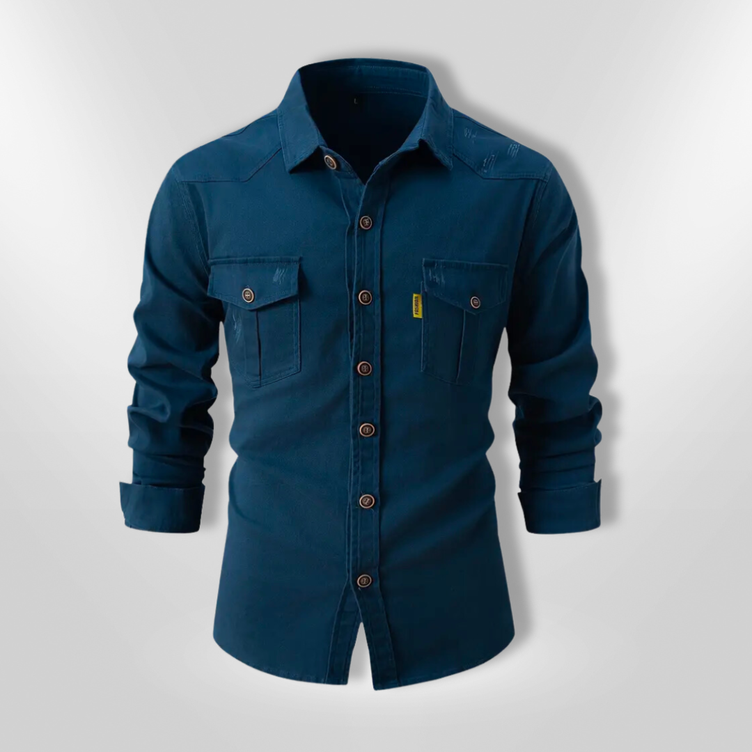 Herreskjorte Langærmet Slim Fit
