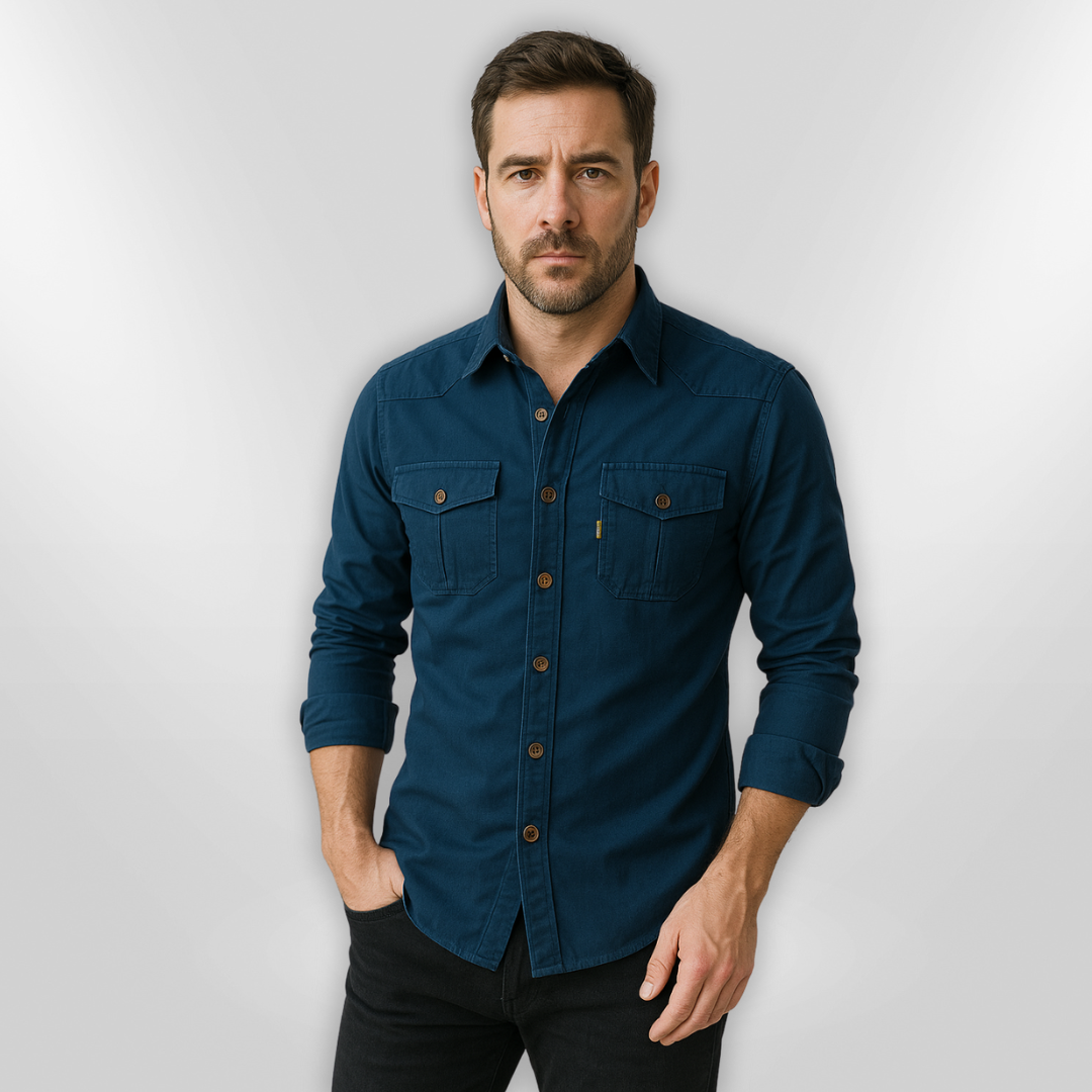 Herreskjorte Langærmet Slim Fit
