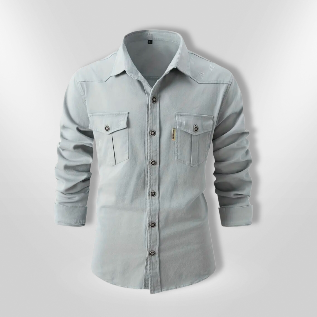 Herreskjorte Langærmet Slim Fit