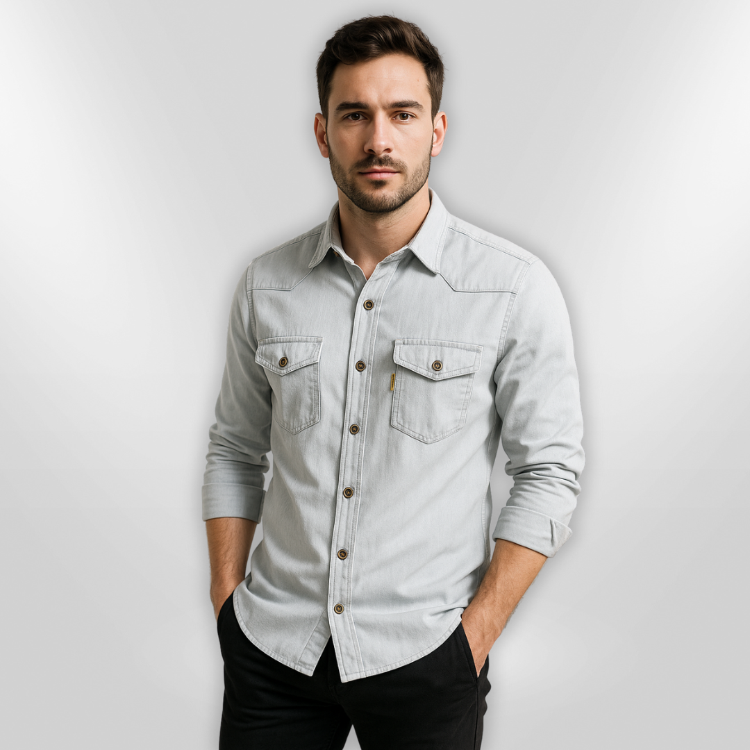 Herreskjorte Langærmet Slim Fit
