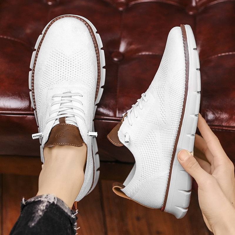 Herresko Flyknit Sneakers Casual Letvægts Åndbar