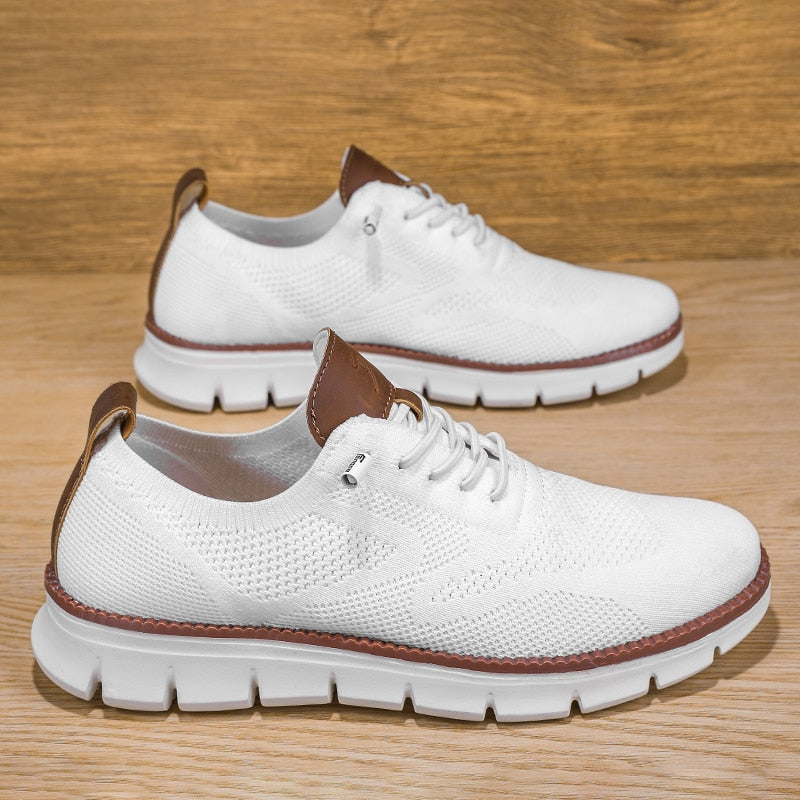 Herresko Flyknit Sneakers Casual Letvægts Åndbar