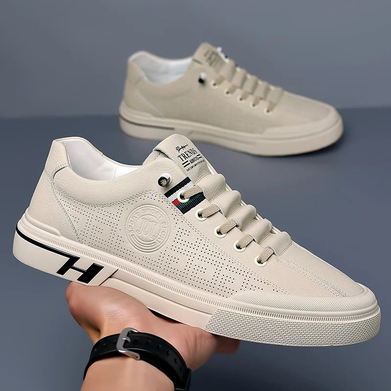 Herresko Læder Casual Stilren