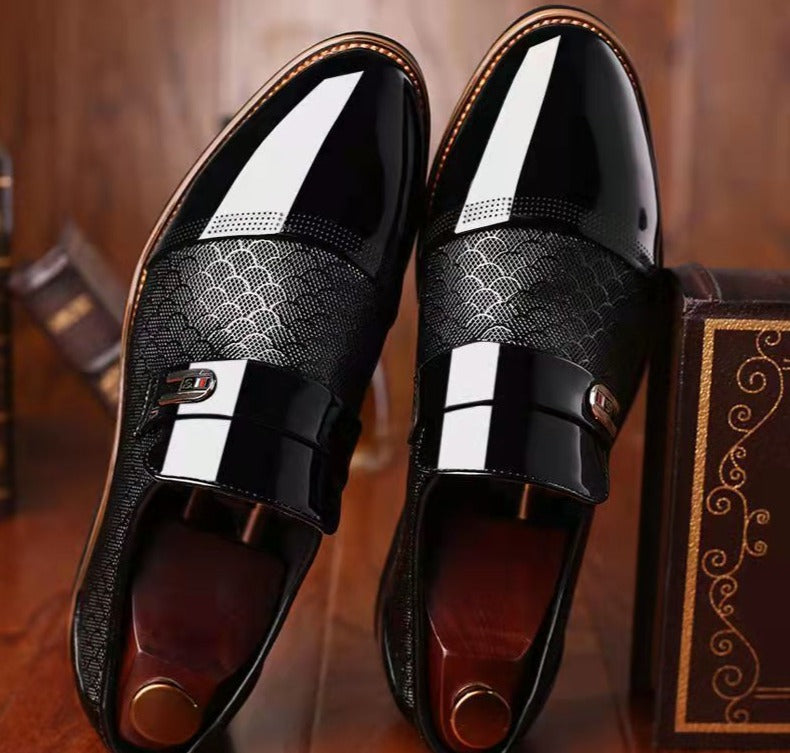 Herresko Læder Traditionel Stil Komfortabel Non-Slip Sål