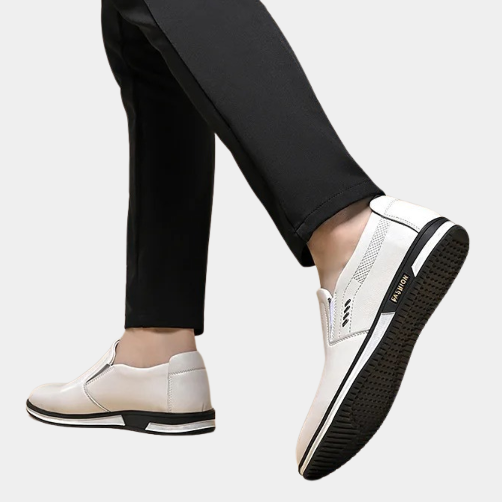 Herresko Loafers i PU-syntetisk Læder