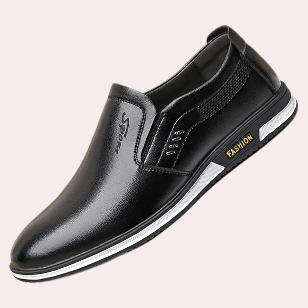 Herresko Loafers i PU-syntetisk Læder