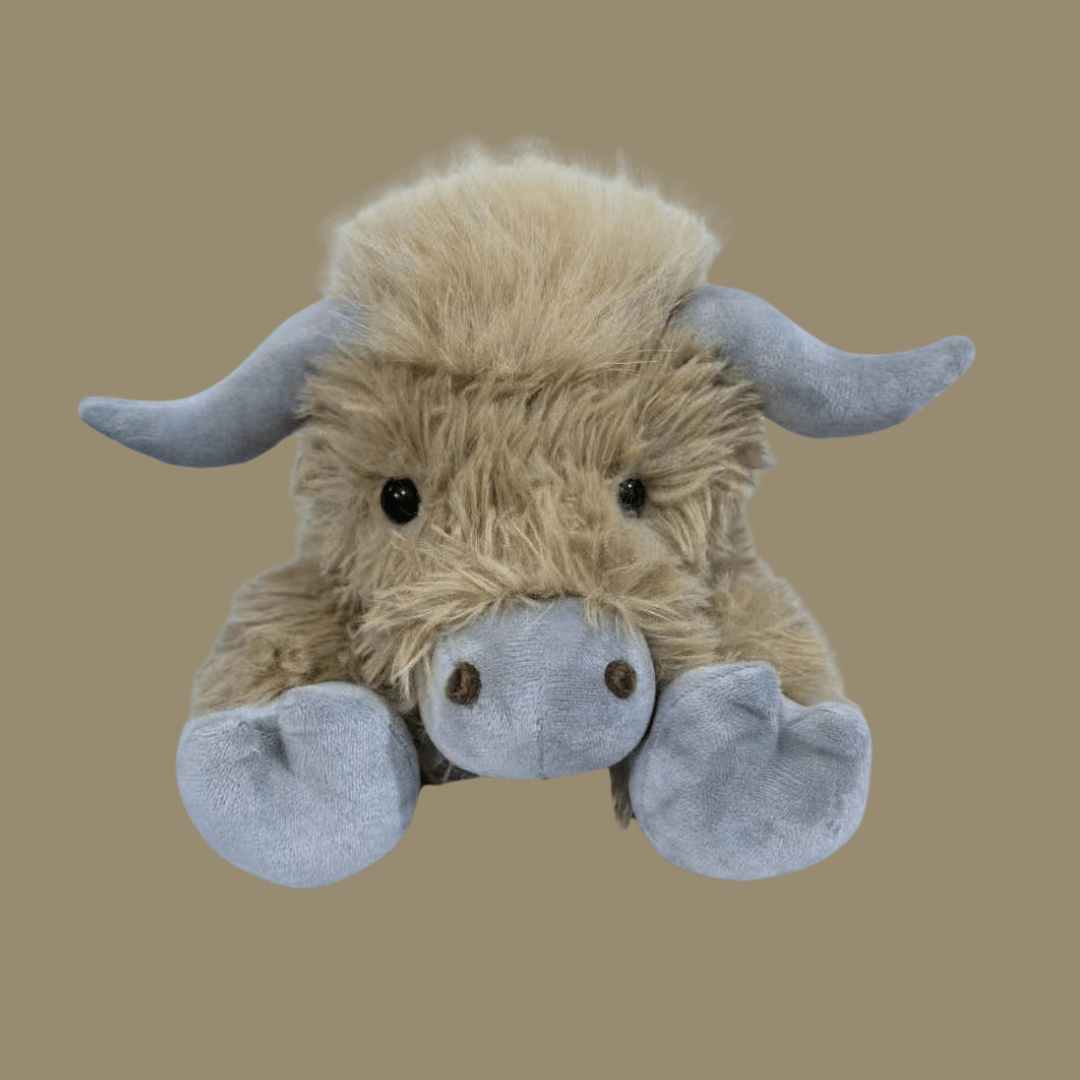 Highland Cattle Plyslegetøj med Rustik Charme