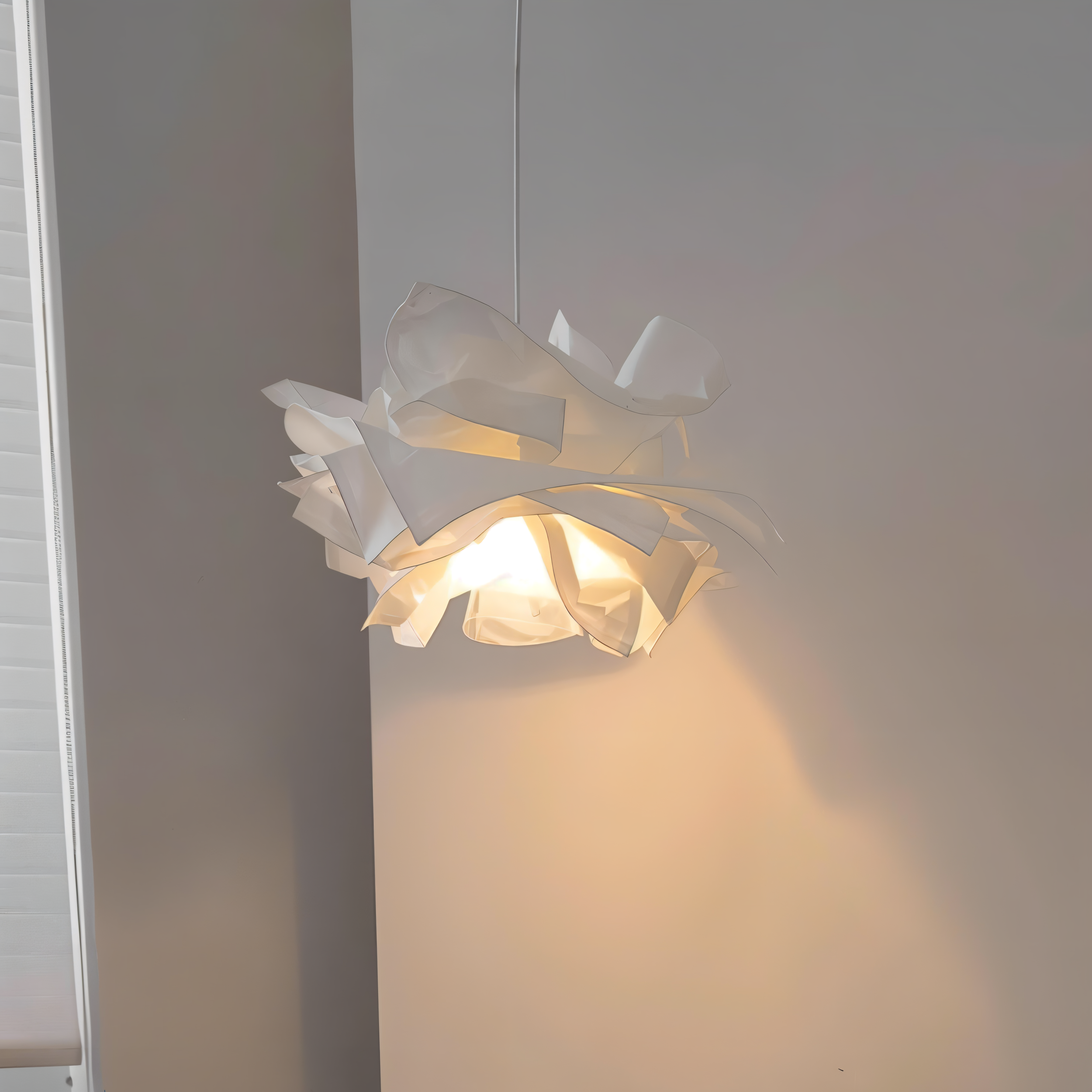 ShadeGlow - Brugerdefinerbar hængelampe med papirskærm design