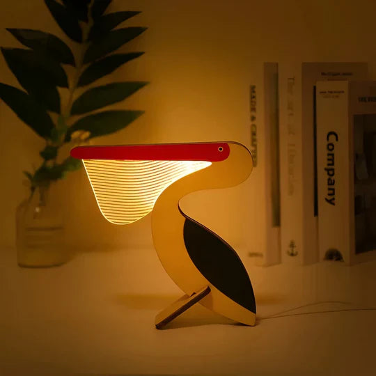 WildGlow - Trædyre bordlampe