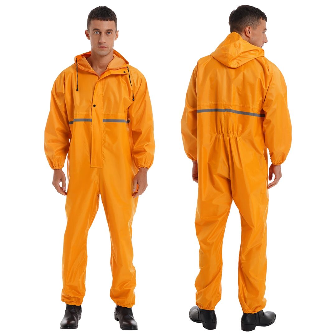 Hooded Safety Coverall Vandtæt