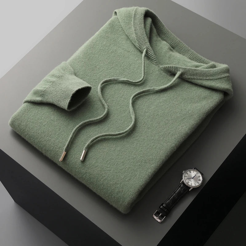 Hoodies Herre Merinoull Casual Design med Snøre