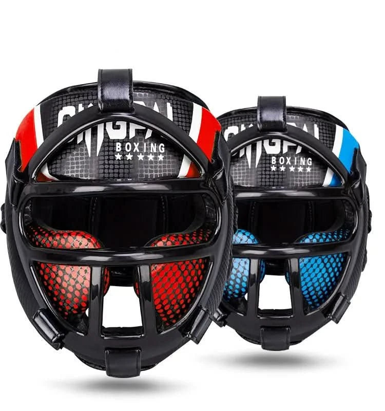 Hovedbeklædning til Kampsport med Ansigtsmaske