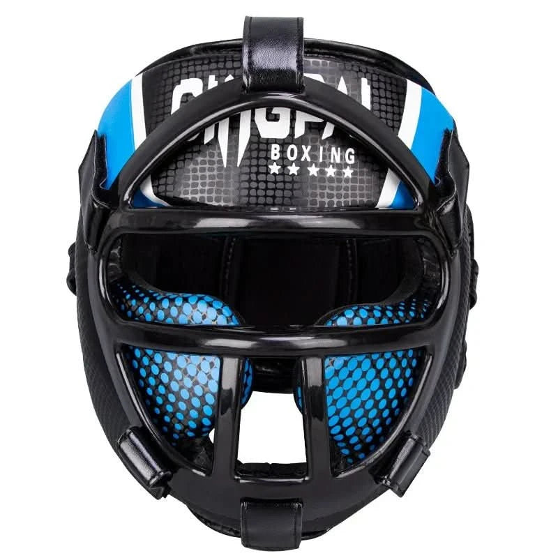 Hovedbeklædning til Kampsport med Ansigtsmaske