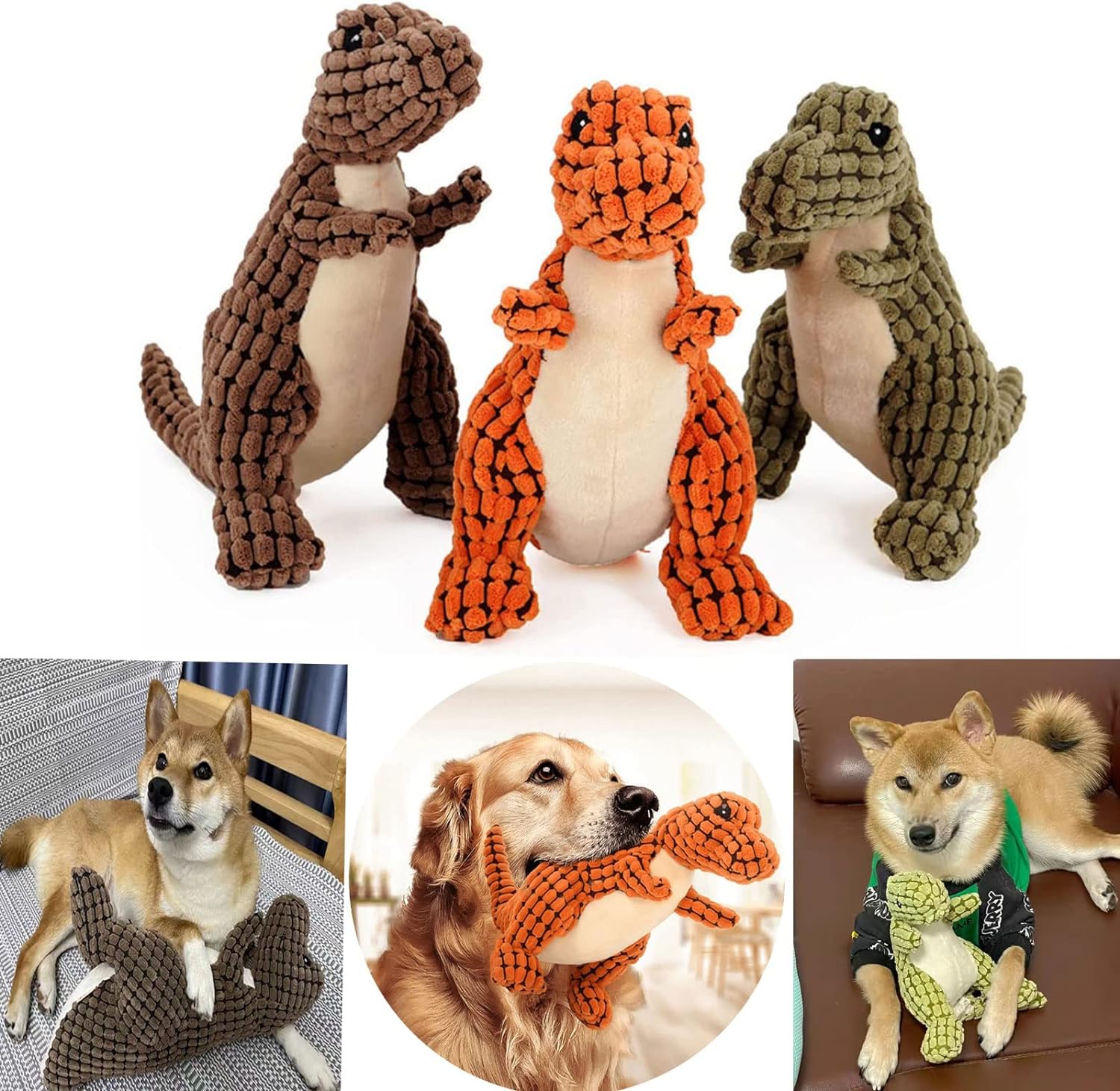 Hundelegetøj Dinosaur Blødt