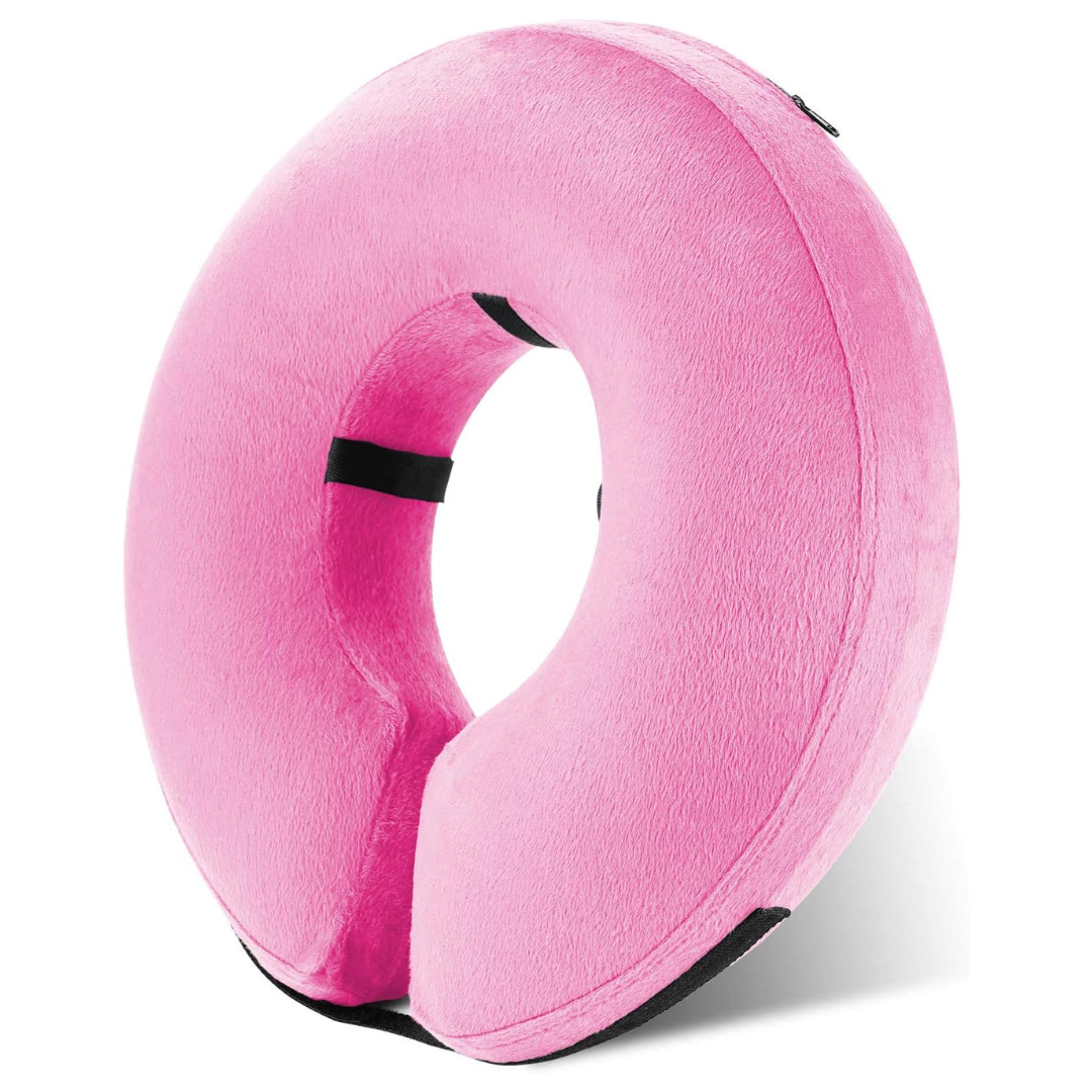 Hundens Oppustelige Genopretningskrave Justerbar Donut-formet