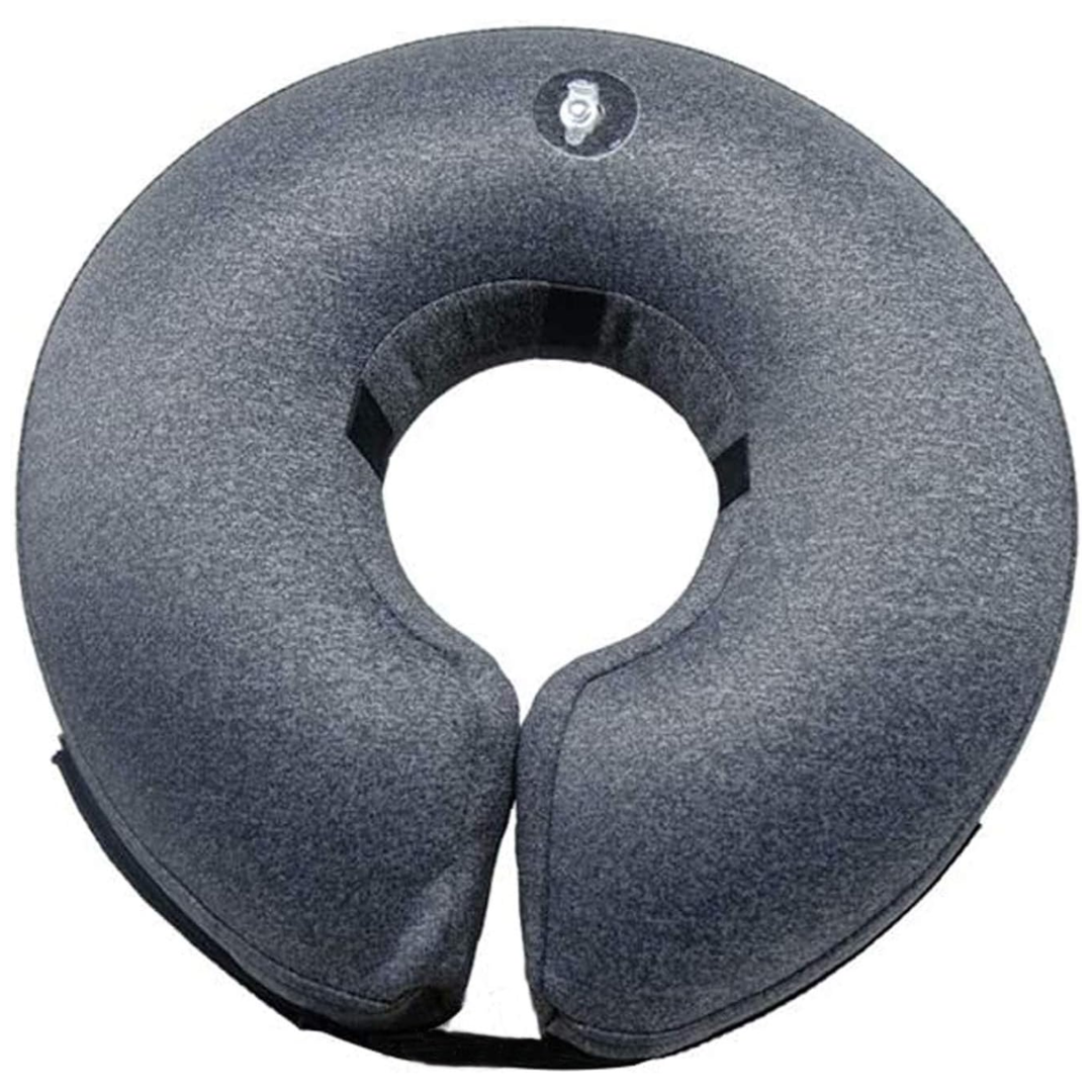 Hundens Oppustelige Genopretningskrave Justerbar Donut-formet