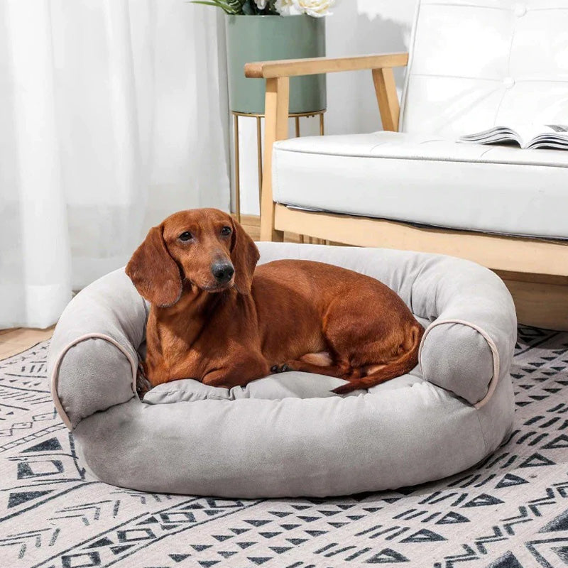 Hundesofa med blød polstring og ortopædisk design