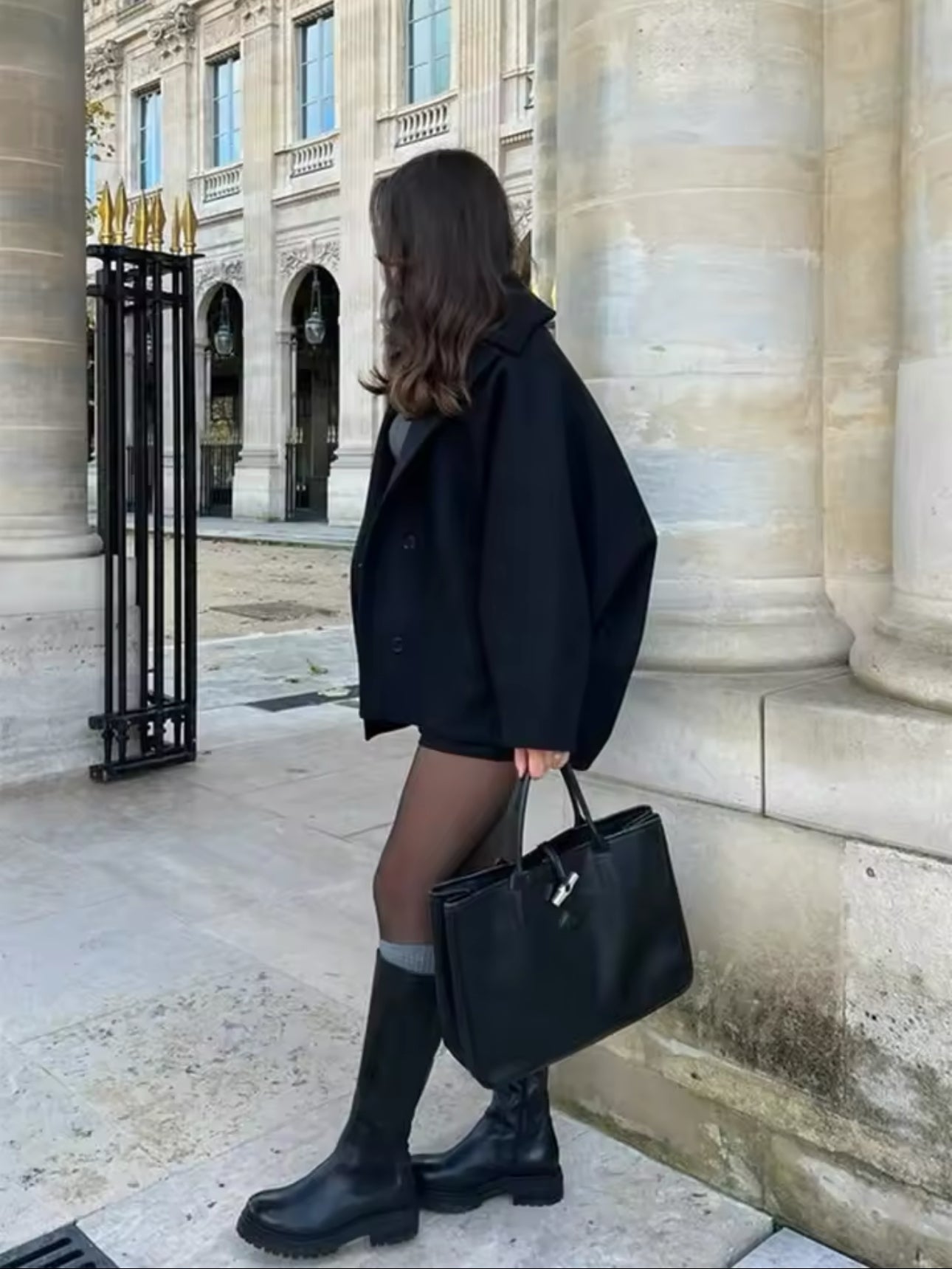 Amélie Kvinde Oversize Frakke – Elegant Blød & Trendy Uldfrakke til Vinter