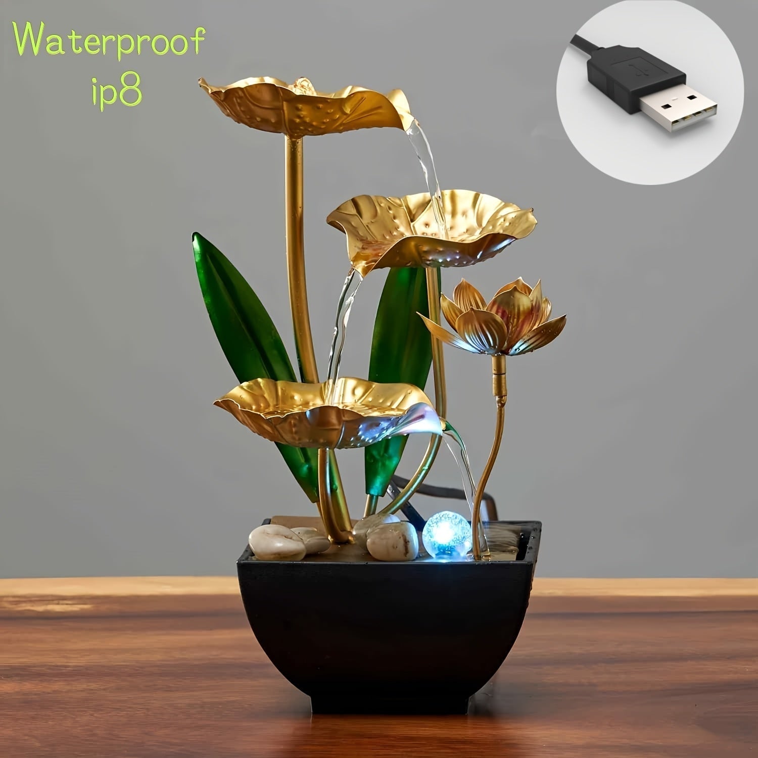 Indendørs Springvand Lotus Design