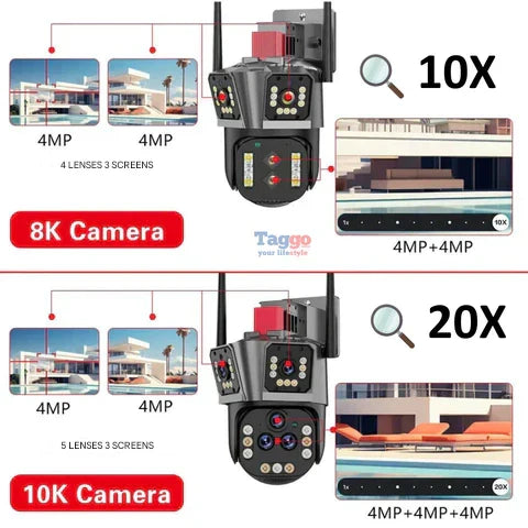 Intelligent Videoovervågningskamera med 20MP og 20x Zoom