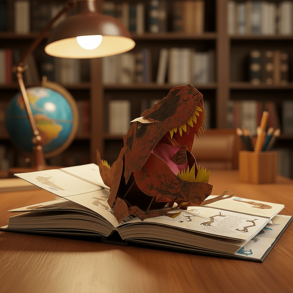 Interaktiv 3D Dinosaur Bog