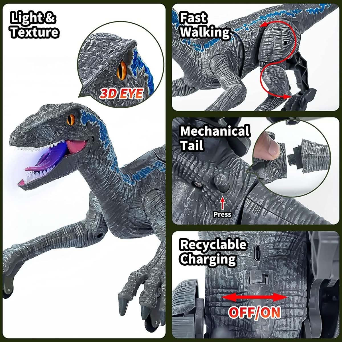 Interaktiv Dinosaur Legetøj til Børn