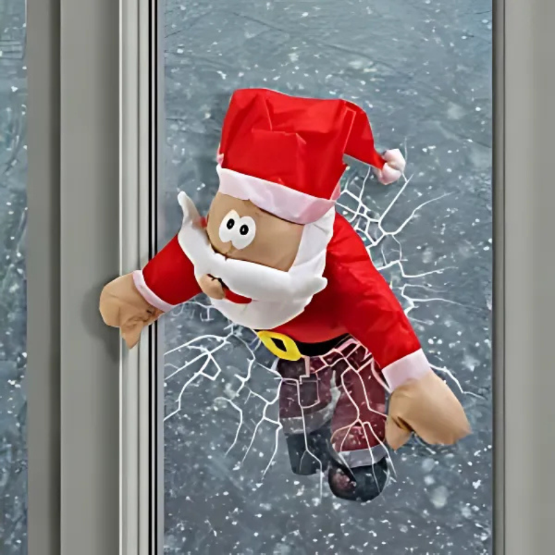 WindowFest | Julevinduesdekoration Santa Rensdyr Festdekoration
