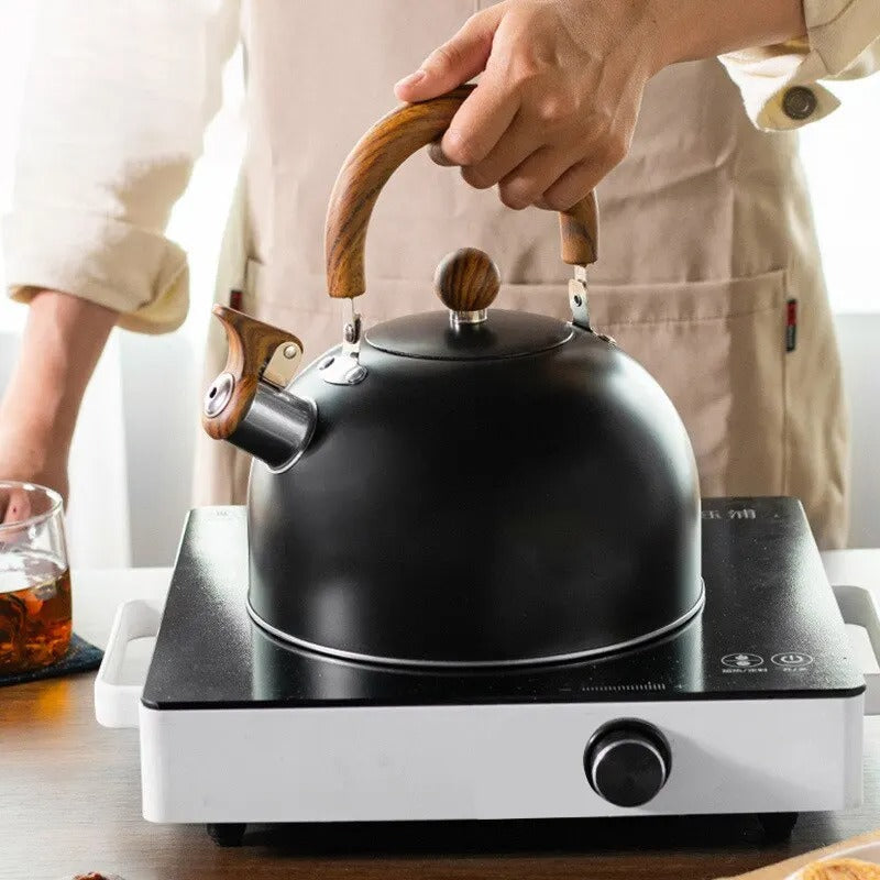 Justerbar Kedel i Rustfrit Stål med Piping Voice