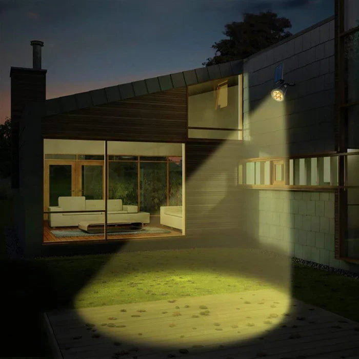 Justerbar Solcellelampe til Udendørs Belysning
