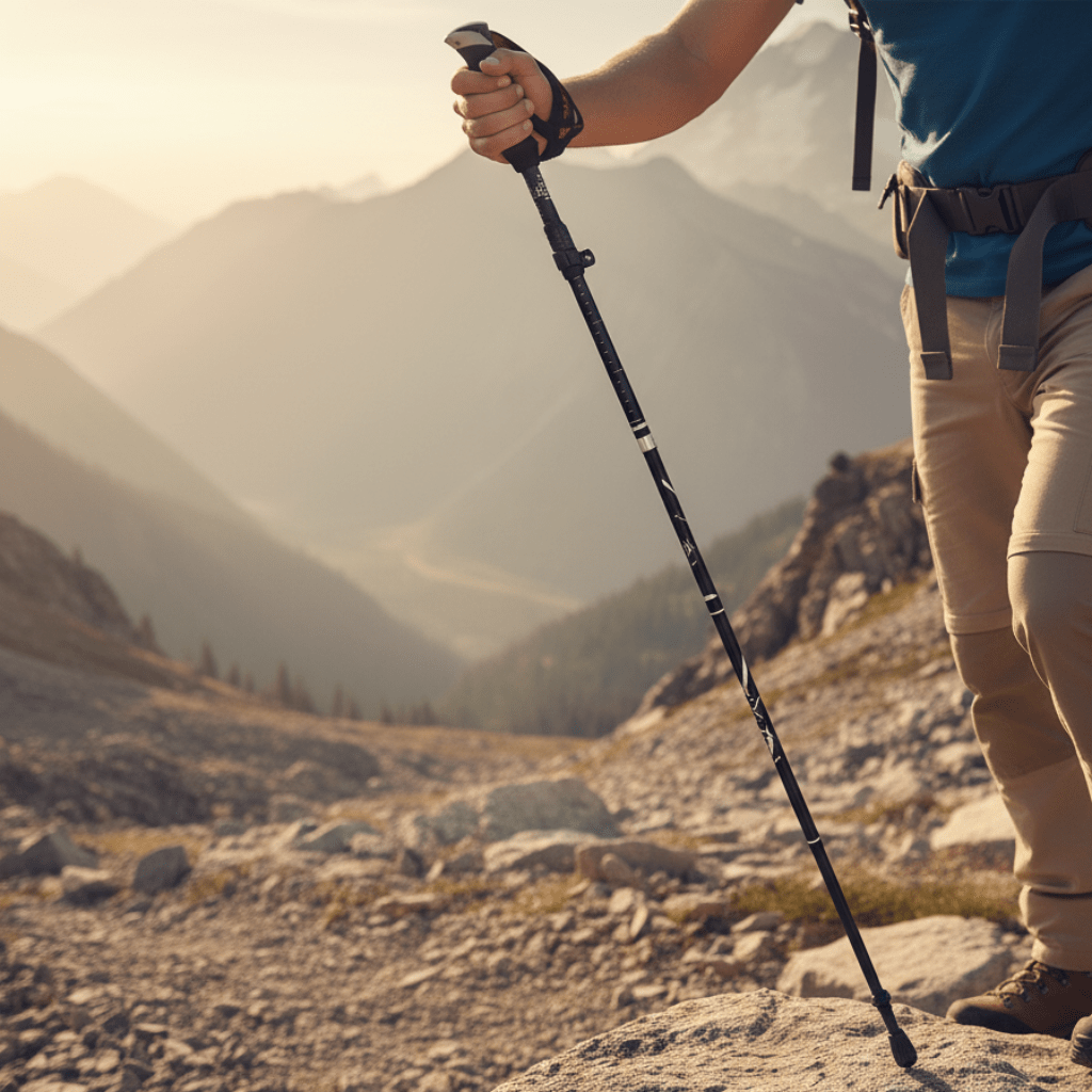Justerbare Trekkingstænger med Ergonomisk Håndtag til Mænd og Kvinder