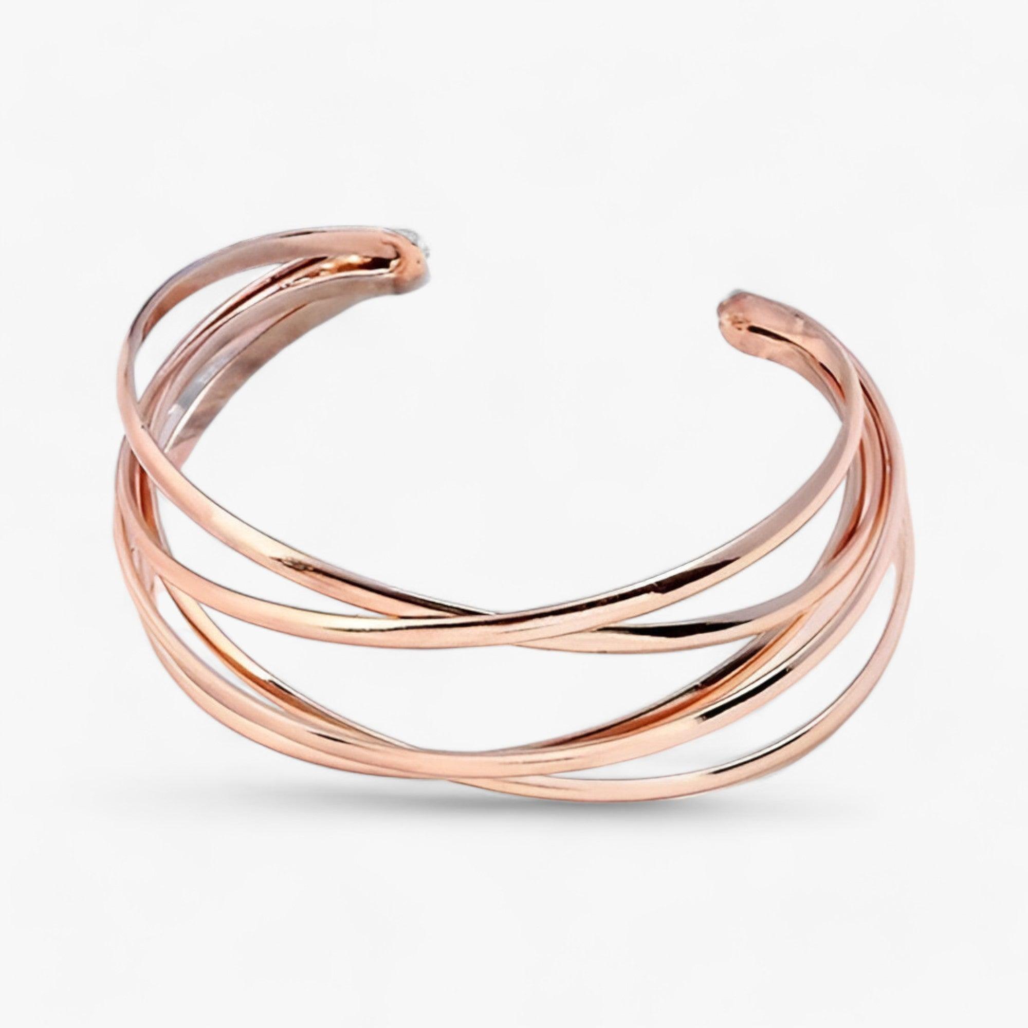 Justerbart Guld Armbånd med Moderne Design til Kvinder