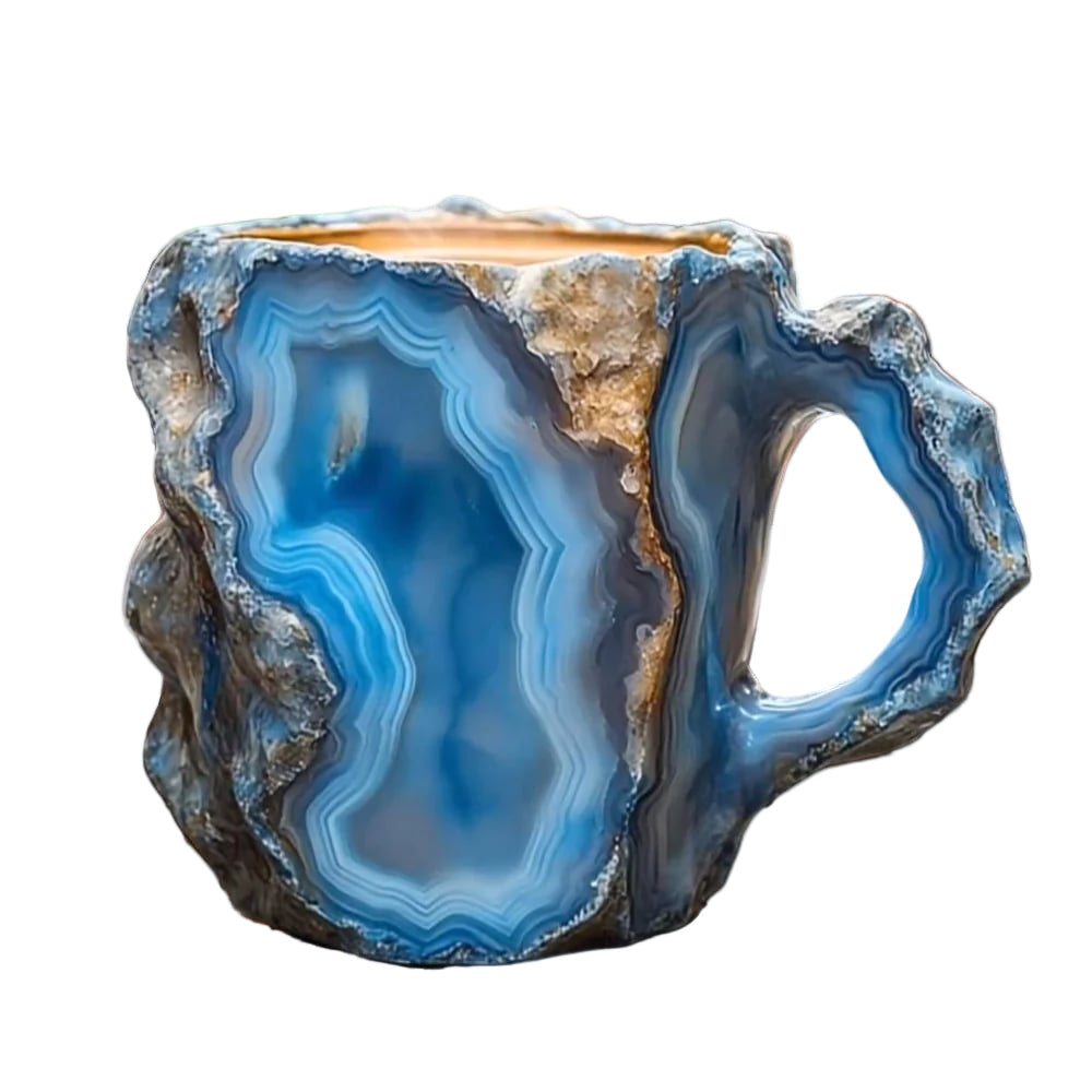 Kaffekopper Mineral Krystal Stilfuld Design