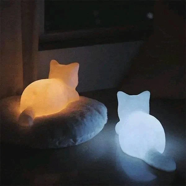 Kattens Natlys PurrLamp Drømmende Design
