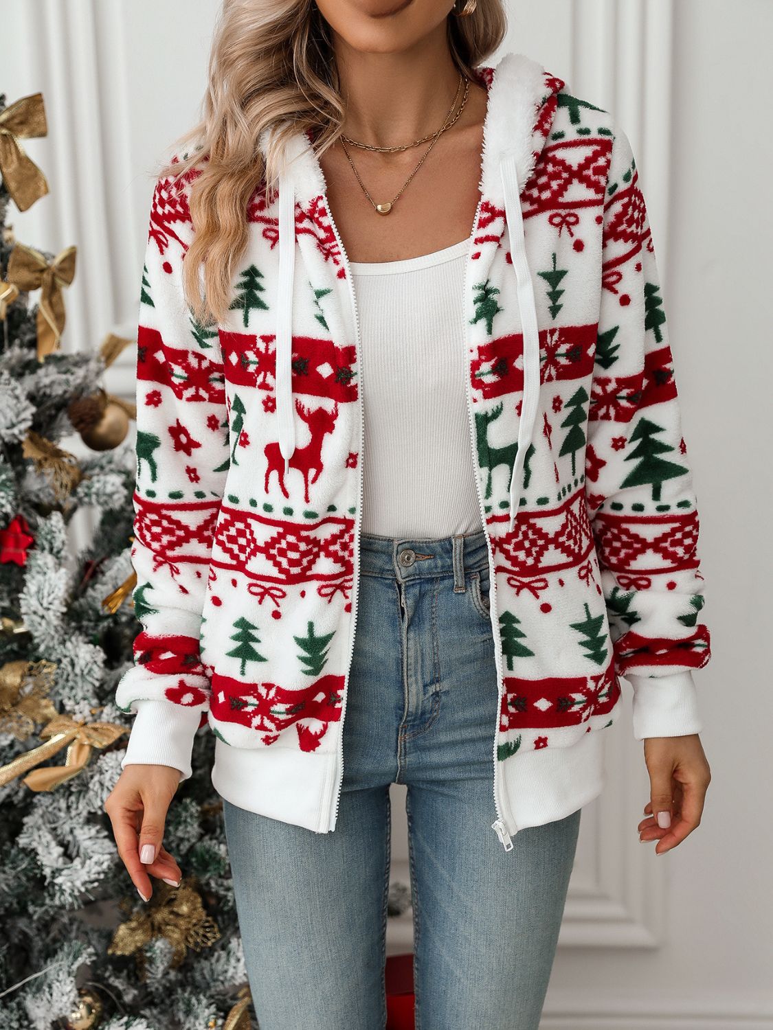 Dame Jul Hoodie | Varm, festlig og helt i stemningen