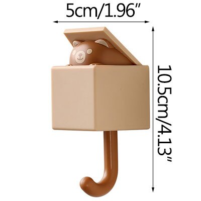 Kiggende kat væghængende krog