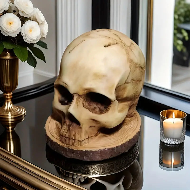 Knivholder med Spooky Skull Design