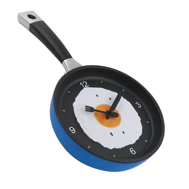 Køkken Vægur Stegepande Design