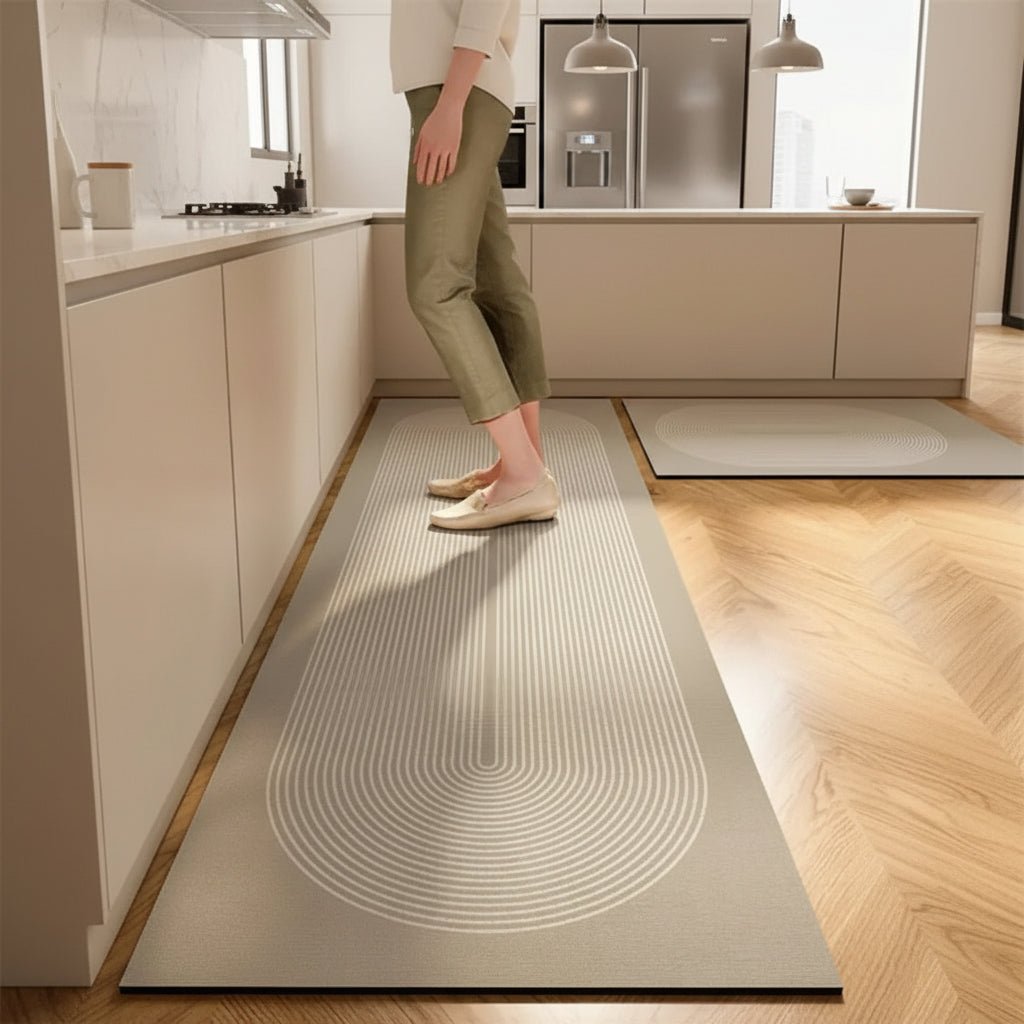 Køkkenmåtte med Skridsikker Overflade og Absorberende Design