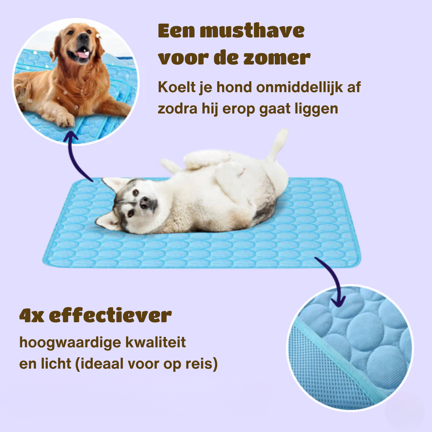 Kølemåtte til hunde med Innovativ Design