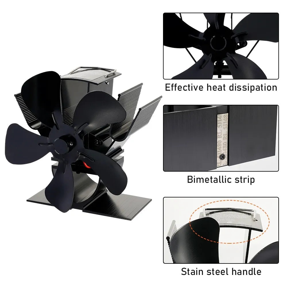 Komfurventilator til Brændeovn Effektiv