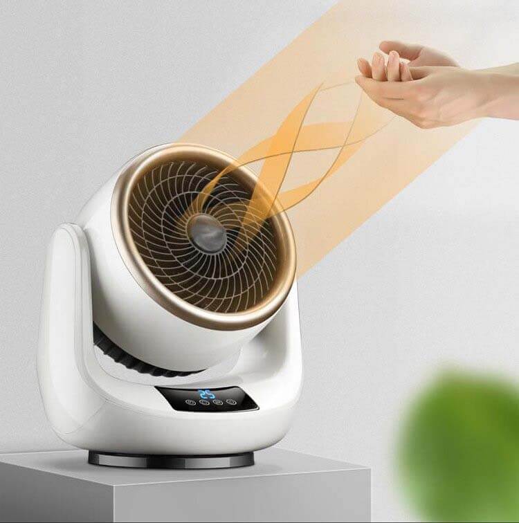Kompakt Mini Varmeblæser med Hurtig Opvarmning