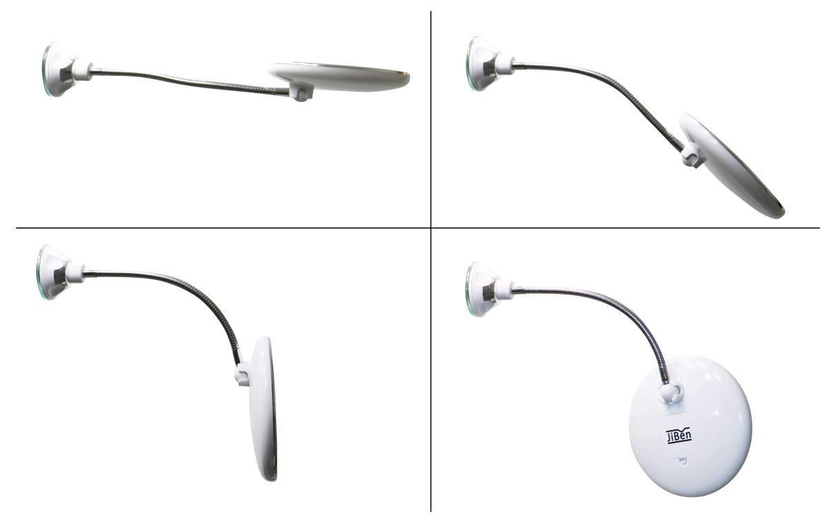 Kosmetikspejl med LED-belysning og 10x Forstørrelse