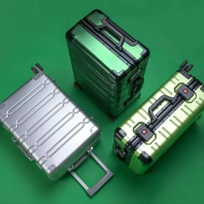 Kuffert til Rejser i Aluminium-Magnesium Stil