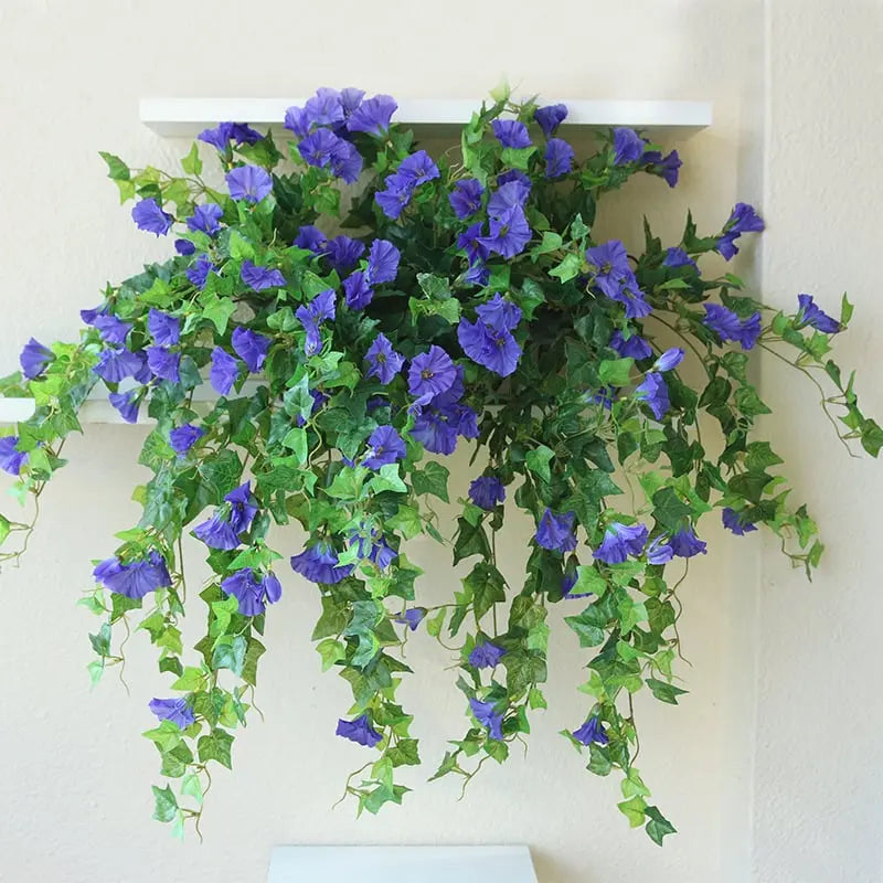 Kunstig Morgenherlighed Blomster til Indendørs og Udendørs Dekoration