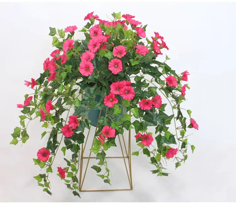 Kunstig Morgenherlighed Blomster til Indendørs og Udendørs Dekoration